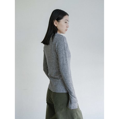 《予約販売》high neck button tops/2colors_nt2456