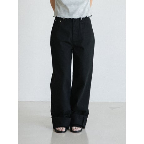 《予約販売》twill cotton long pants/2colors_np1252