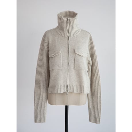 《予約販売》melange knit mannish cardigan/2colors_nt2233