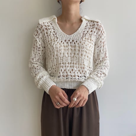 《予約販売》low gage summer knit/2colors_nt1360
