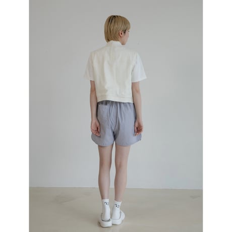 - AUTHENTIC series - material linen vest/ivory_an0041