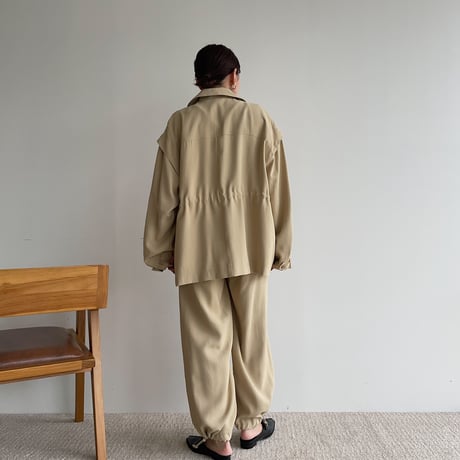 【nokcha original】2way pocket pants/beige_np0665