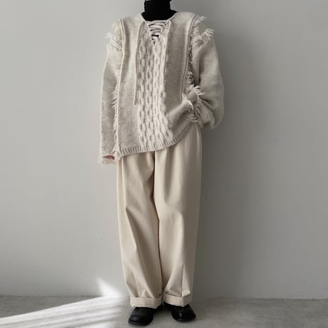 《予約販売》damage over knit/3colors_nt1910