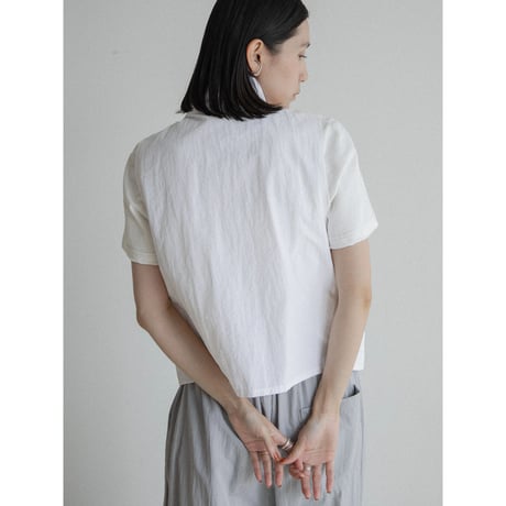 《予約販売》washer gather vest/2colors_nt2304