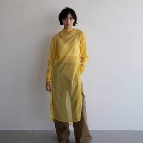 【nokcha original】slit sheer ops/2colors_nd0123