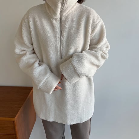 《予約販売》boa zip pullover/2colors_nt1193