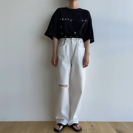 《予約販売》cut white pants_np0814
