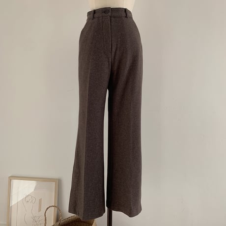 ✳︎予約販売✳︎stretch slit slacks pants/2colors_np0118