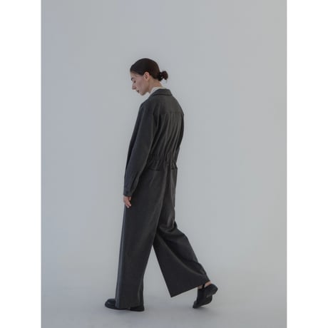 - AUTHENTIC series - classy jumpsuit/charcoal gray_an0023