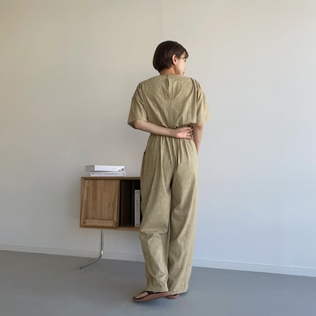 【nokcha original】melange jumpsuit_np0438