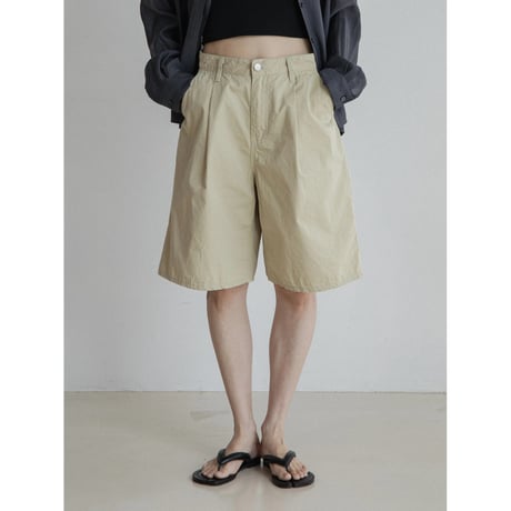 《予約販売》twill summer half chino pants/2colors_np1114