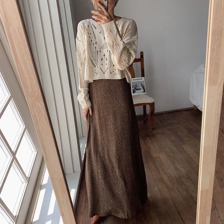 《予約販売》pattern minimal knit/2colors_nt0540