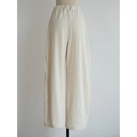 - AUTHENTIC series - vintage like linen oval pants/2colors_an0040