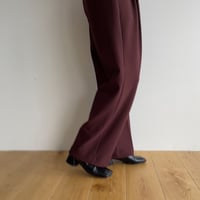 【nokcha original】relaxy pants/wine_np0692
