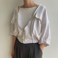 《予約販売》minimal linen jacket/2colors_no0300