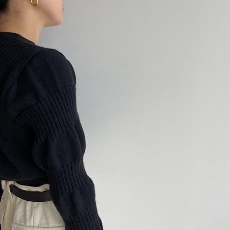 《予約販売》accent minimal knit/3colors_nt1530