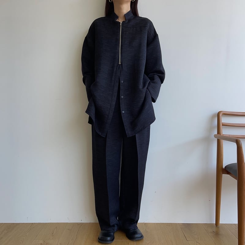 nokcha original】ennui zip blouse/2colors_nb01