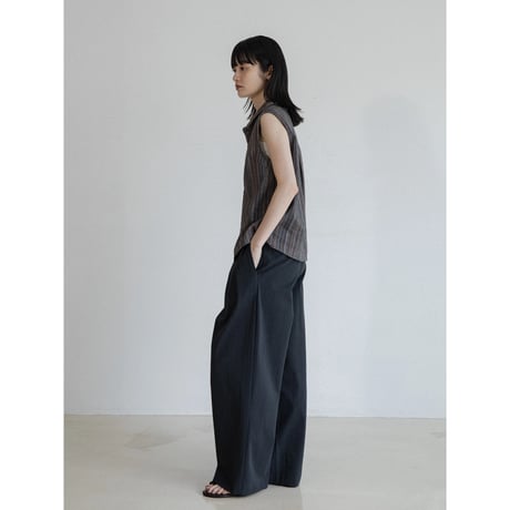 《予約販売》two tuck accent twill pants/2colors_np1127