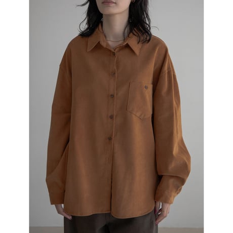 《予約販売》corduroy mannish over shirt/2colors_nb0269