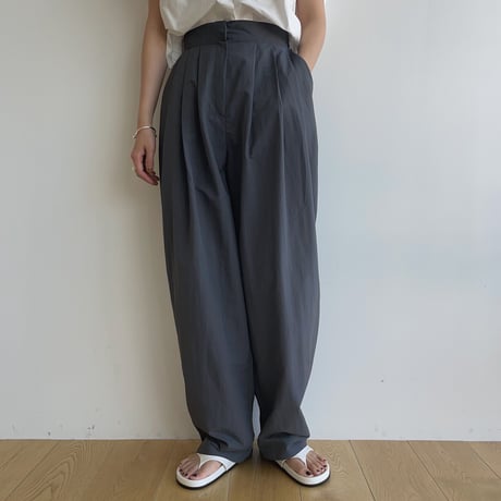 《予約販売》washer tuck oval long pants/2colors_np0840