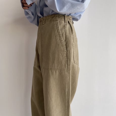 《予約販売》vinatage like wide pants/2colors_np0937