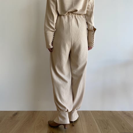 【nokcha original】jacquard slit hem pants_np0560