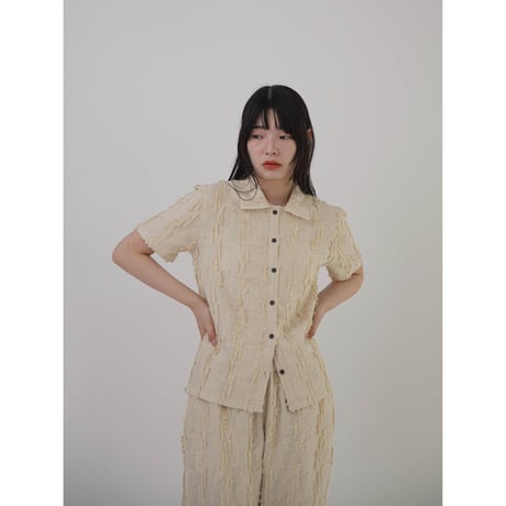 【NOKCHA original】jacquard shirt/3colors_nb0244
