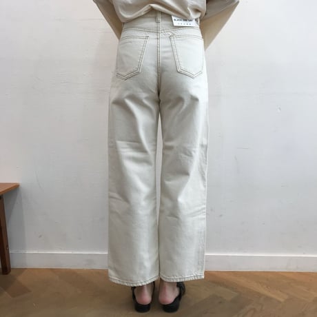 ＊予約販売＊ステッチパンツ/アイボリー_np0001