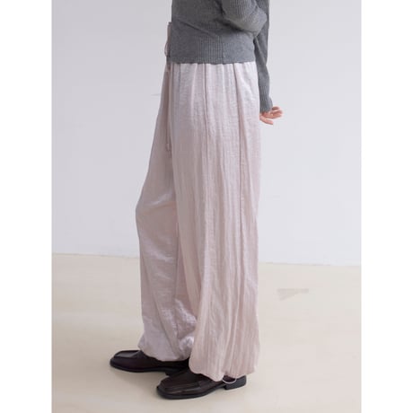 《予約販売》2way satin easy pants/2colors_np1219