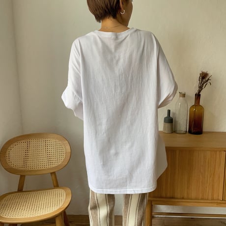 《予約販売》slit over simply tee_nt0817