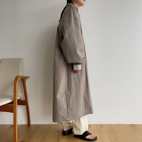 【nokcha original】s/s long coach jacket/graige_no0284