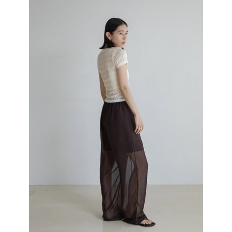 《予約販売》sheer lady pants/2colors_np1116