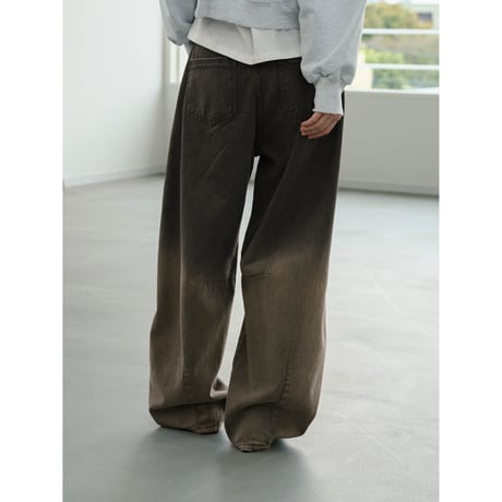 【NOKCHA original】gradation oval jeans_np1155