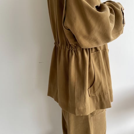 【nokcha original】2way military jacket/olive khaki_no0233