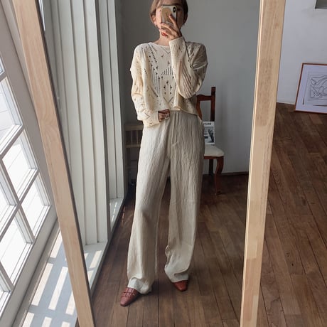 《予約販売》pattern minimal knit/2colors_nt0540
