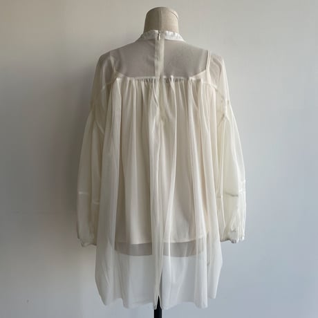 《予約販売》2set sheer blouse/2colors_nb0189