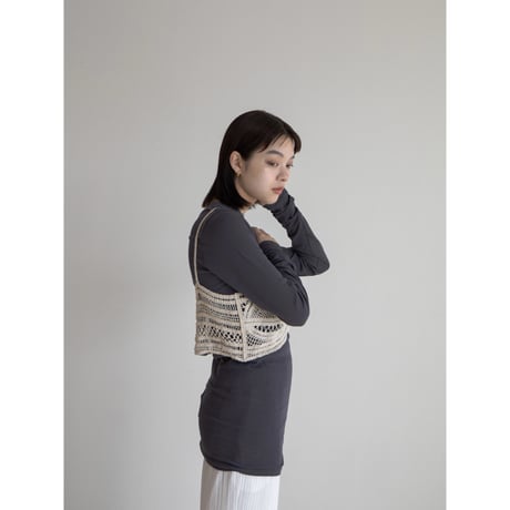 《予約販売》material sheer tops/3colors_nt2067