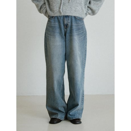 《予約販売》vinage like wide jeans_nj0163