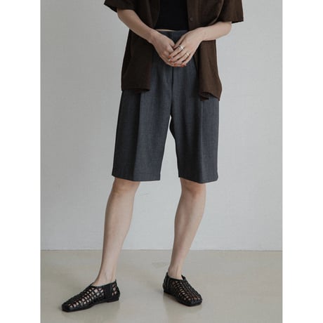 《予約販売》mannish tuck half pants/2colors_np1109