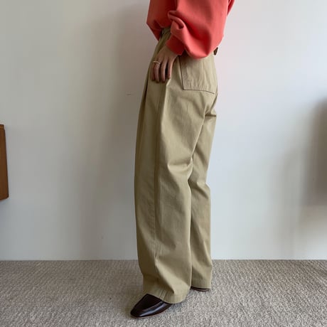 《予約販売》buckle chino pants/2colors_np0548