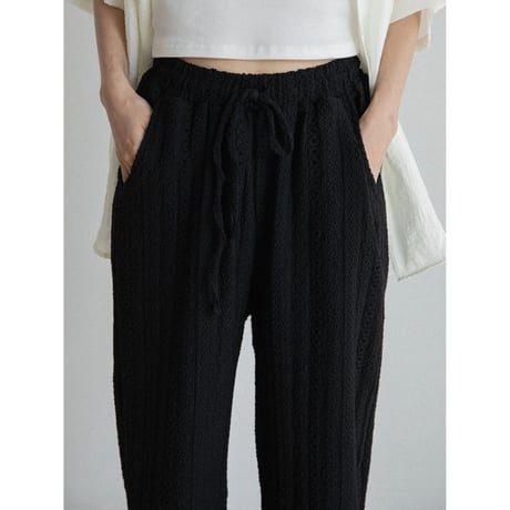 《予約販売》jacquard lacy pants/2colors_np1111