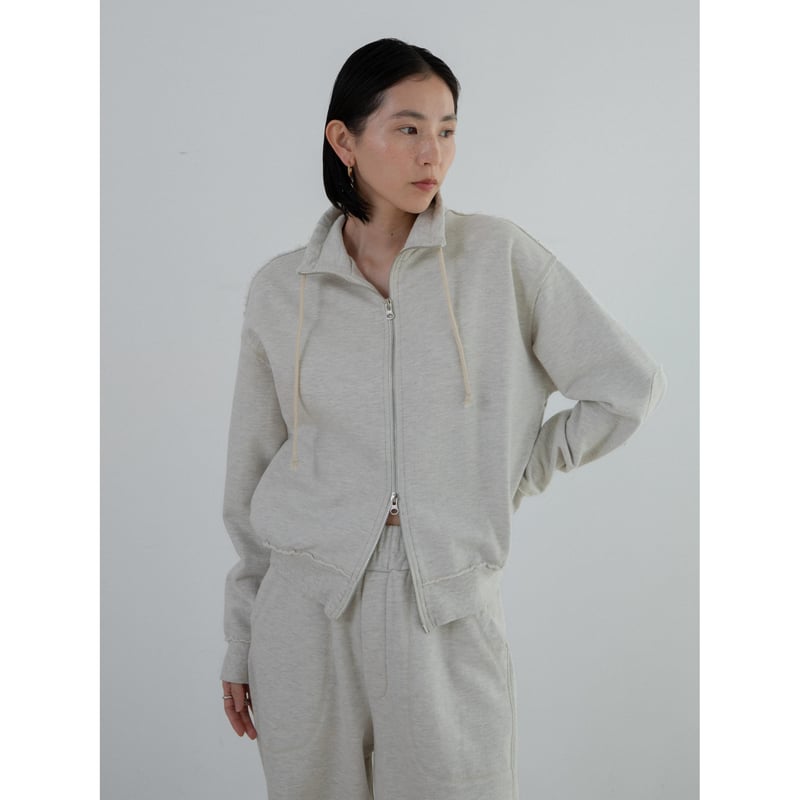 NOKCHA original】vintage like sweat zip up tops