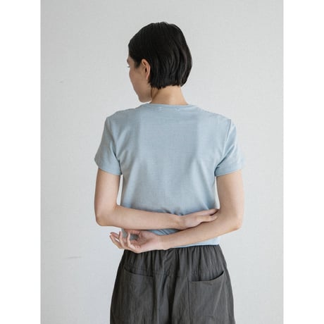 《予約販売》border soft minimal tee/3colors_nt2551