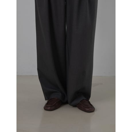【NOKCHA original】s/s tuck oval pants/2colors_np1076