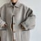 【nokcha original】HAND MADE herringbone over wool coat/gray_no0161