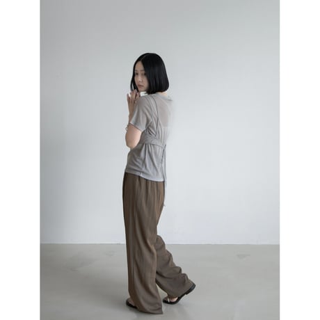 《予約販売》tuck summer light pants/2colors_np1023