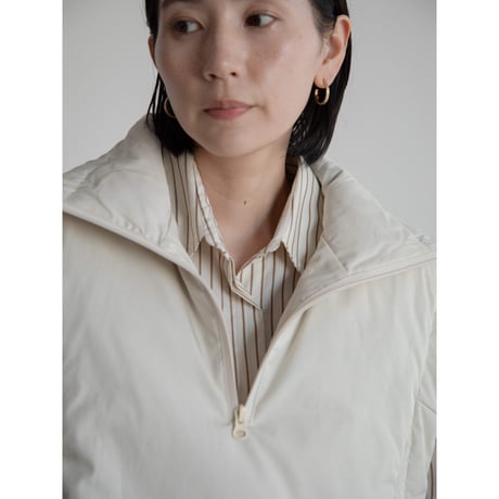 《予約販売》2way mannish down vest/2colors_nt2221