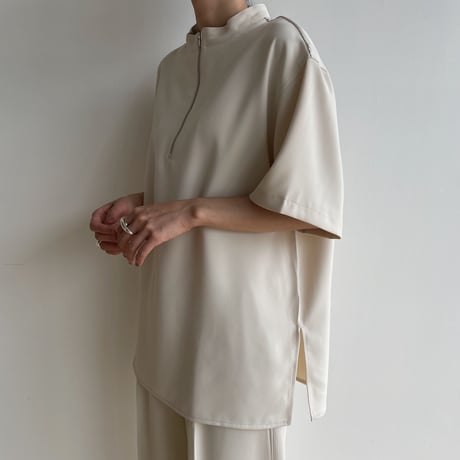 【nokcha original】zip blouse/2colors_nb0158