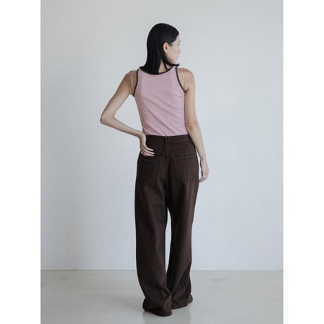 《予約販売》mannish brown pants_np1149