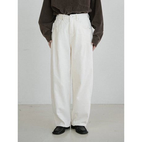 《予約販売》warm corduroy oval pants/3colors_np1186